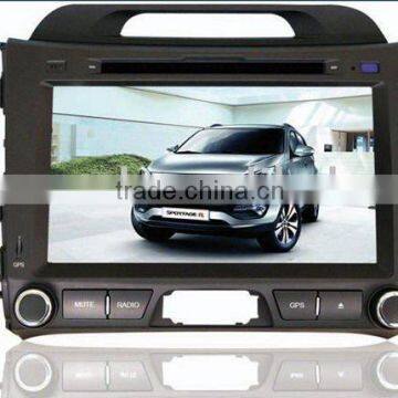 SPORTAGE R Specific 8 inch Car DVD GPS withTV,RDS, Bluetooth, iPod, Radio, steering wheel control, rear view camera, etc.