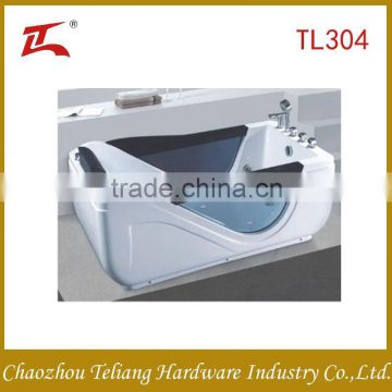 New Design Good Quality Hot Sales Special Style Embeding Glass Bathroom Glass Massage Buthtub