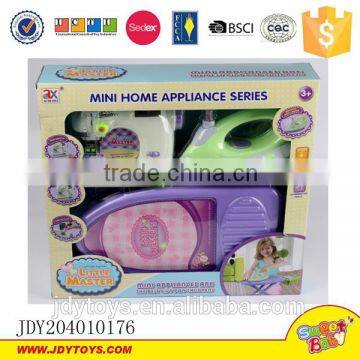Pretend play toys mini home appliance series sewing machine iron and ironing board