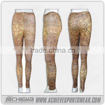 ladies fancy leggings,college leggings,short seamless leggings