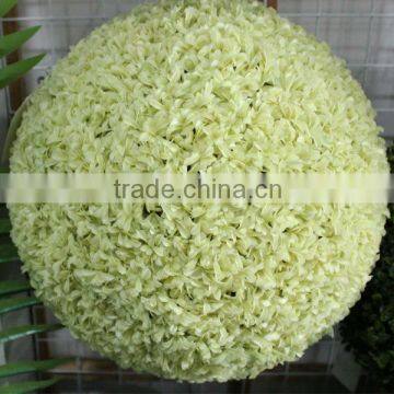 Milk white Milan grass ball for decoration(New design of 2013)