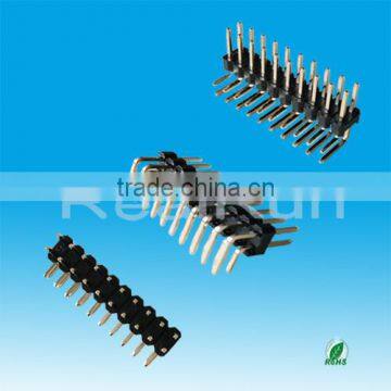 2.54mm Pitch Double Row Right Angle Pin Header Connector