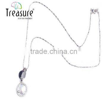2015 New Korean Fashion Wild Round Shell Necklace Gold Plated Necklace Wholesale Pendant Necklace for Ladies photo-5