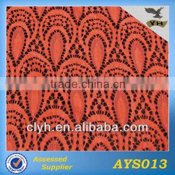 2014 manufacture wholesale fashion types of laces for garments