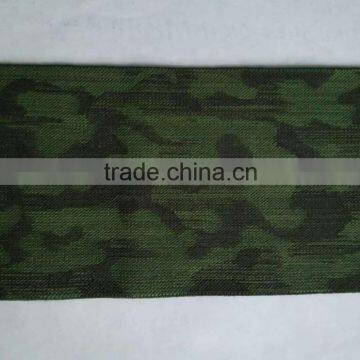 High Quality 95mm Wide Camouflage Jacquard Elastic Tape photo-2