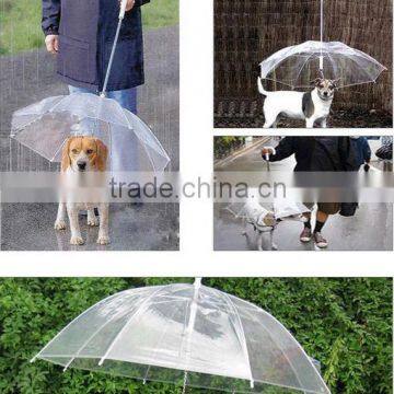 Wholesale Bright Yellow Straight Reverse Pet Umbrella, Straight Promotional Reverse Umbrella for Pet photo-3