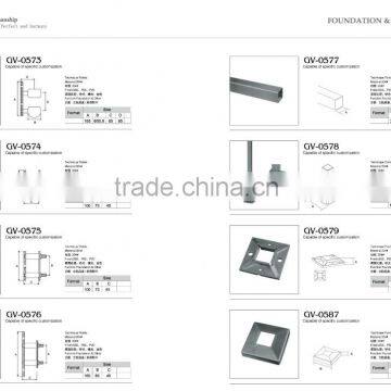 High quality stainless foundation and other accessories TFFR-18