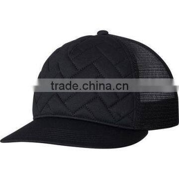 Promotional Custom Plain Black Foam Mesh Trucker Cap, Curved Brim Snapback Cap and Hat