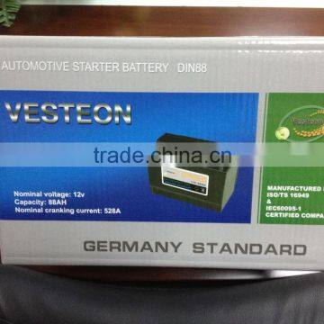 DIN Sealed Auto Battery of Maintenance Free MF55415 12V54AH