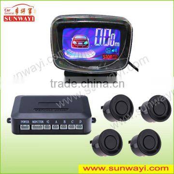 LCD parking sensor system with DC 12v or 24v used in car