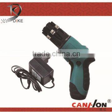 DK-18 Ningbo Dike Rechargeable Screwdriver with 6 screwdriver Drill Bits                        
                                                Quality Choice