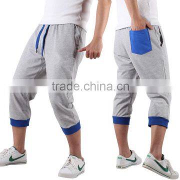 Customized Mens blank three-quarter pants for wholesale