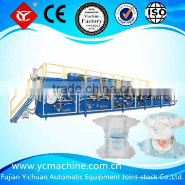 YC-Full Servo Automatic Machine to Make Disposable Baby Diaper