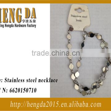 2015 Best Selling Fashion Stainless Steel necklaces Wholesale