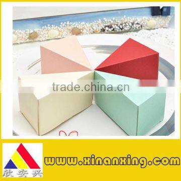 2014 fashion custom red paper box for candy or cake