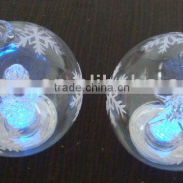 honorable glass ball led light christmas tree decorations