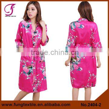 2405 Beautiful Polyester Two-piece Robe For Women photo-6