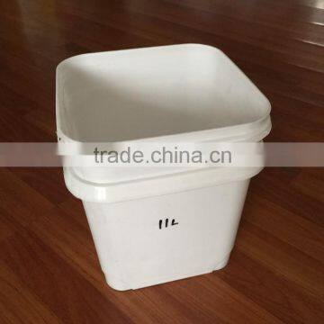 square 20 liter plastic pail bucket mould with lid