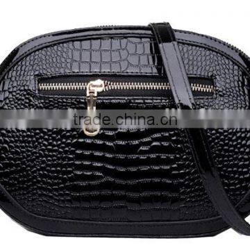 Fashion Blue Shell Patent Leather Shoulder Bag for Girls Handbag Manufacturers Thailand photo-6