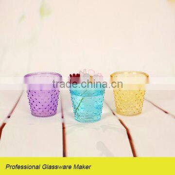 Fancy Glass Flower Pot