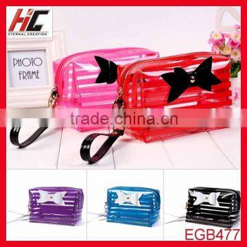 Manufacturer Supply Fashion hot selling clear transparent pvc cosmetic bag