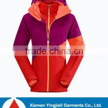 Newest Model Waterproof windproof Woman Outdoor 3 in 1 Jacket With Polar Fleece Inner Jacket