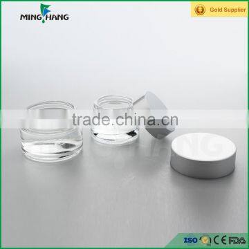 Cosmetic glass jar for face cream 30ml with Aluminum cap                        
                                                                                Supplier's Choice