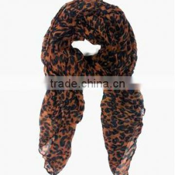 Leopard Animal Polyester Scarf