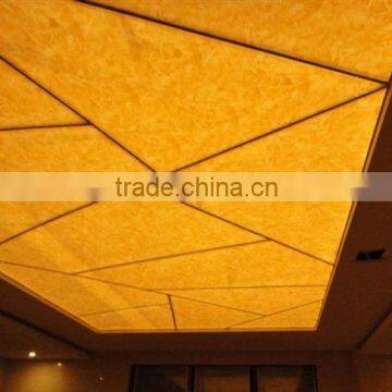 Yellow Translucent Marble Plastic Sheet photo-3