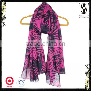 bright-colored print spring shawl