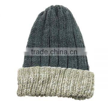 Free Sample Offer Beanie Two Color Knitting Pattern Hat Beanie photo-2