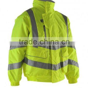 Hi-Visibility Padded Waterproof Bomber Jacket