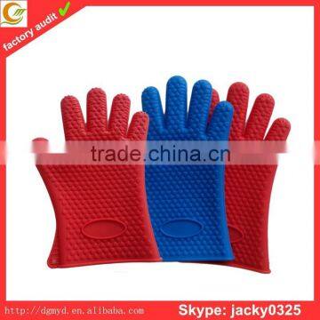 factory wholesale high quality Hot selling heat resistant silicone oven glove