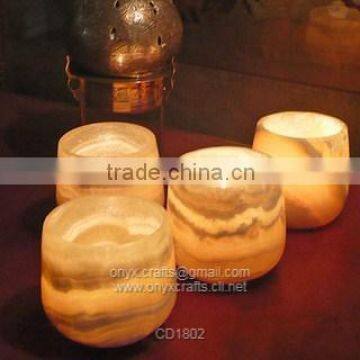 Onyx Votive Candle Holder