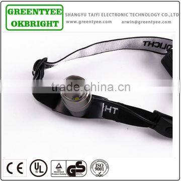 TYEE wheatherproof portable high power Ni-Mh battery ABS creee led headlamp