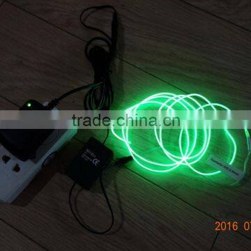 AC110V-240V Flash INVERTER"Polar light 2"OD:2.2mm Lime EL WIRE