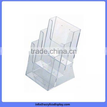 Top grade excellent quality acrylic tabletops brochure holder