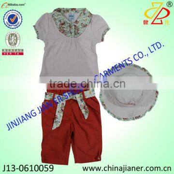 fashion design child garments girl summer clothes