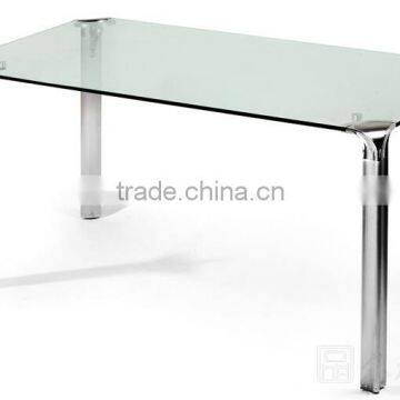 6mm flat or curved clear tempered glass for railings and table tops