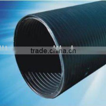 HDPE sprial hollow wall pipe/ HDPE Spiral Enhanced Pipe