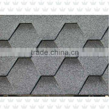 Colorful Hexagonal Asphalt Shingle Tile Roof