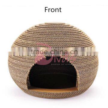 Eco-friendly Corrugated Paper Cardboard Cat Scratcher for cat houses and scratching posts