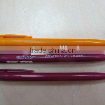 Cheap Hotel Plastic promotional Ball Pen with Customized logo