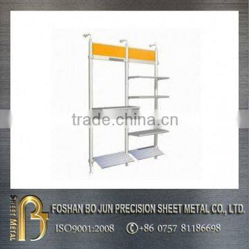 Made in china 2016 custom cheap price wall mounted display racks metal powder coated racks