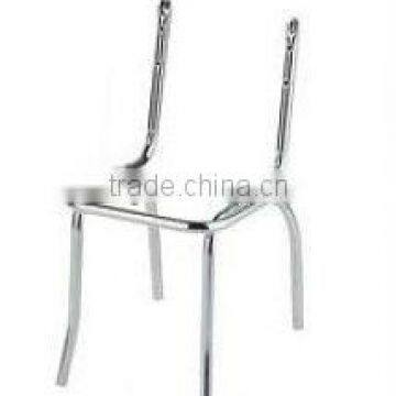 chromed diner chair frame