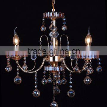 WD1822-3/5/8/8+4 Global Export Luxury Champagne Gold Iron K9 Crystal chandelier