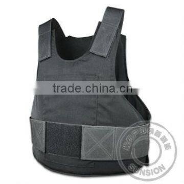 Concealable Ballistic vest with cotton outer shell ISO standard