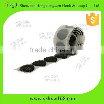 packaged adhesive backed hook loop fasten dots