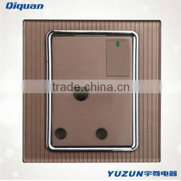 16A socket with switch transparent switch