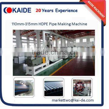 315mm HDPE pipe making machine factory